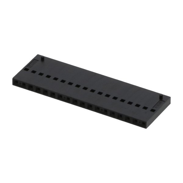 Molex Board Connector, 18 Contact(S), 1 Row(S), Female, 0.1 Inch Pitch, Crimp Terminal, Locking, Black 901230118